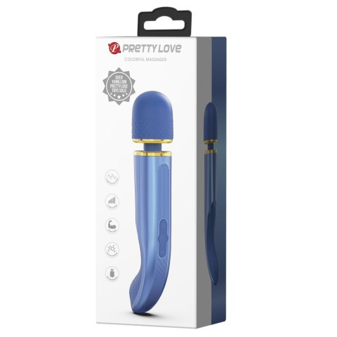 PRETTY LOVE - Colorful Massager Blue, 7 vibration functions 5 levels of speed control PRETTY LOVE - Colorful Massager Blue, 7 vibration functions 5 levels of speed control