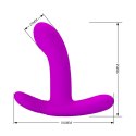 PRETTY LOVE - Geri Purple, 12 vibration functions 3 licking settings Wireless remote control