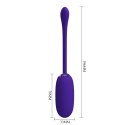 PRETTY LOVE - JULIUS EGG Purple 12 function vibrations