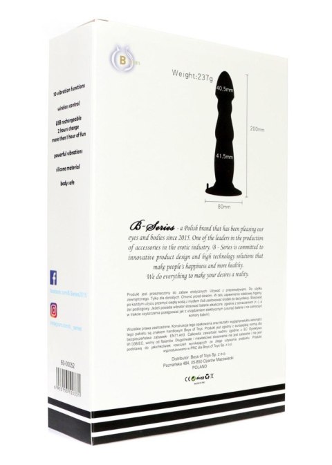 Stymulator Prostaty Wibrator Korek Analny z Pilotem USB 10 Funkcji Stymulator Prostaty Wibrator Korek Analny z Pilotem USB 10 Funkcji