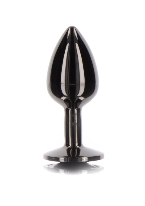 Butt Plug With Diamond Jewel M Black Butt Plug With Diamond Jewel M Black