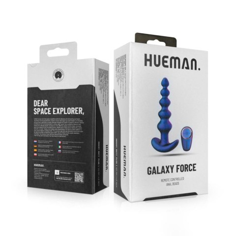 Hueman - Galaxy Force Vibrating Butt Plug with Remote Hueman - Galaxy Force Vibrating Butt Plug with Remote