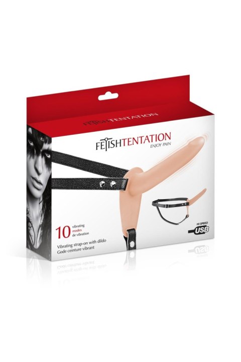SIMPLE STRAP-ON VIBRATING FLESH STRAP-ON DILDO SIMPLE STRAP-ON VIBRATING FLESH STRAP-ON DILDO
