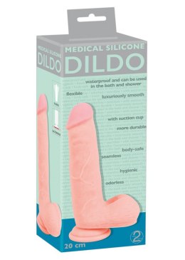 Duże grube dildo jak żywy penis na przyssawce 20cm