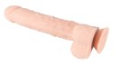 Realistyczne wyżyłowane dildo przyssawka 29,5 cm