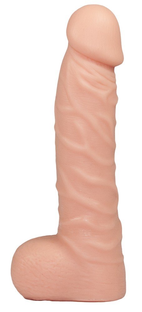 Silikonowy realistyczny gumowy penis z jądrami Silikonowy realistyczny gumowy penis z jądrami