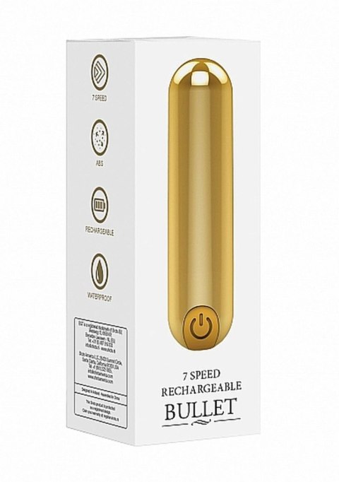 10 Speed Rechargeable Bullet - Gold 10 Speed Rechargeable Bullet - Gold