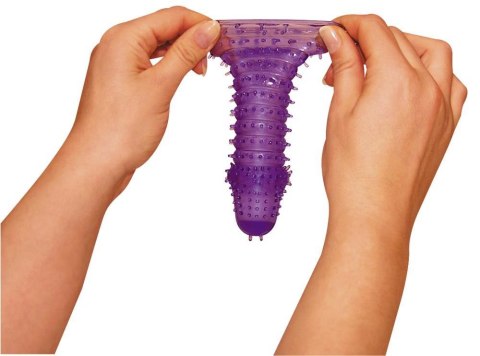 Nakładka stymulująca na penisa wibrator palce sex Nakładka stymulująca na penisa wibrator palce sex