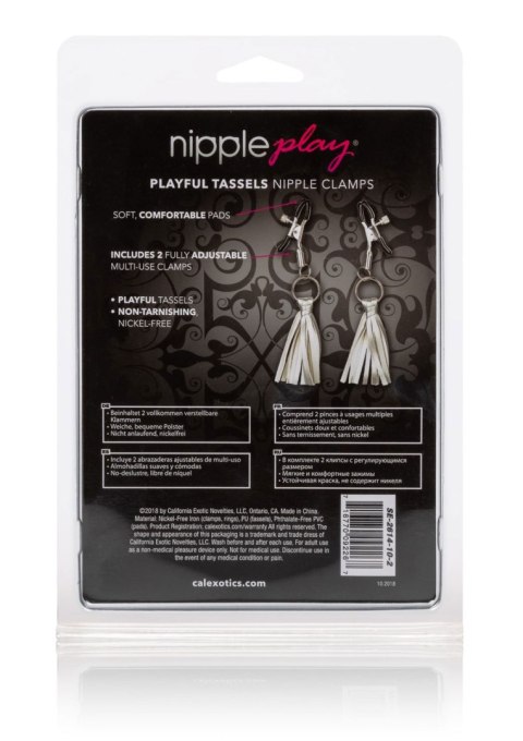 Stymulator-Playful Tassels Nipple Clamps Stymulator-Playful Tassels Nipple Clamps