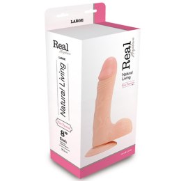 Dildo na przyssawce realistyczny jędrny penis 23cm