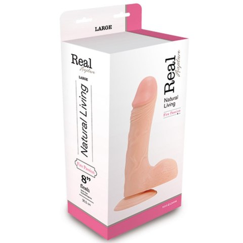 Dildo na przyssawce realistyczny jędrny penis 23cm Dildo na przyssawce realistyczny jędrny penis 23cm