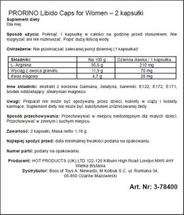 Mocne sex kapsułki podniecające dla kobiet 2szt