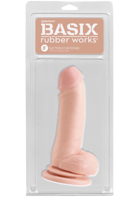 Dildo-basix 8"""" dong w suction cup flesh Dildo-basix 8"""" dong w suction cup flesh