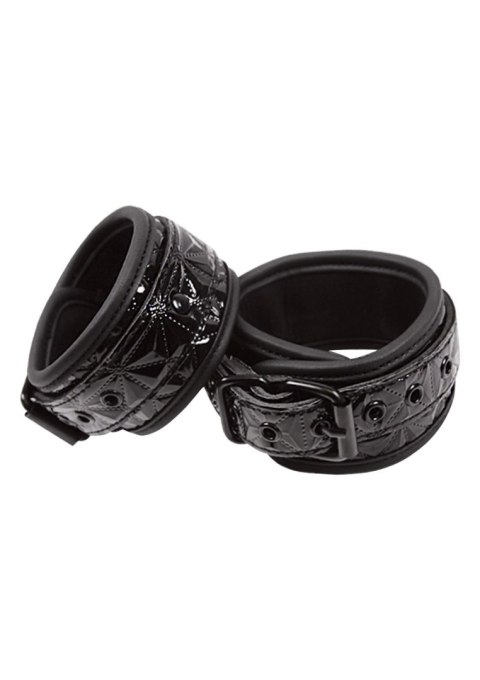 Kajdanki-SINFUL WRIST CUFFS BLACK