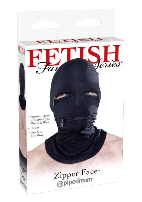 Maska-FF BLACK ZIPPER FACE WOOD Maska-FF BLACK ZIPPER FACE WOOD