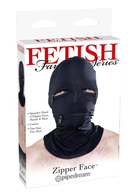 Maska-FF BLACK ZIPPER FACE WOOD Maska-FF BLACK ZIPPER FACE WOOD