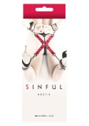 Wiązania-SINFUL HOGTIE PINK