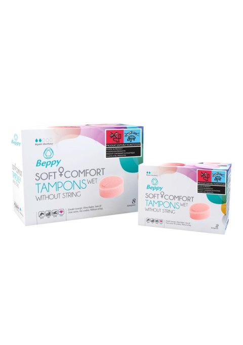 Tampony-BEPPY SOFT&COMFORT TAMPON WET 2PCS Tampony-BEPPY SOFT&COMFORT TAMPON WET 2PCS