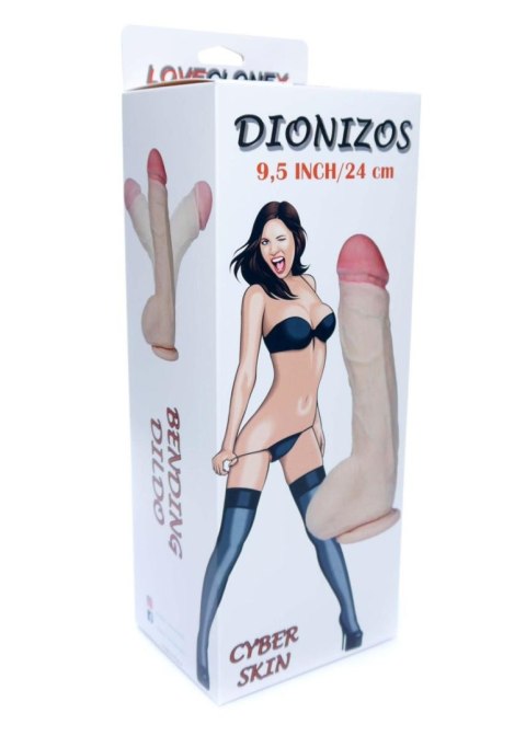 Dildo z kręgosłupem wyginane realistyczne sex 25cm Dildo z kręgosłupem wyginane realistyczne sex 25cm