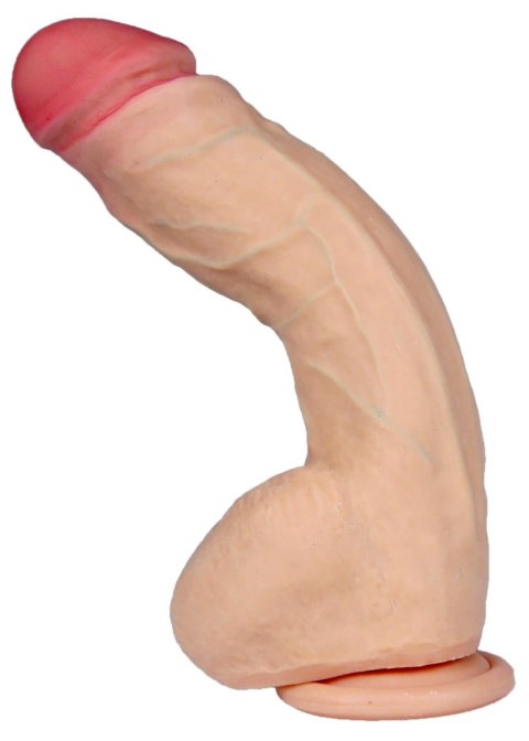 Dildo z kręgosłupem wyginane realistyczne sex 25cm Dildo z kręgosłupem wyginane realistyczne sex 25cm