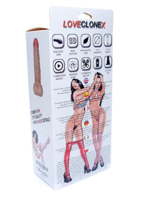 Realistyczny penis dildo z cyberskóry 7tryb 21c Realistyczny penis dildo z cyberskóry 7tryb 21c