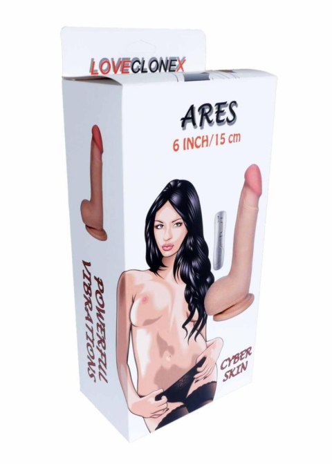 Wibrator penis z jądrami na przyssawce pilot 18cm Wibrator penis z jądrami na przyssawce pilot 18cm