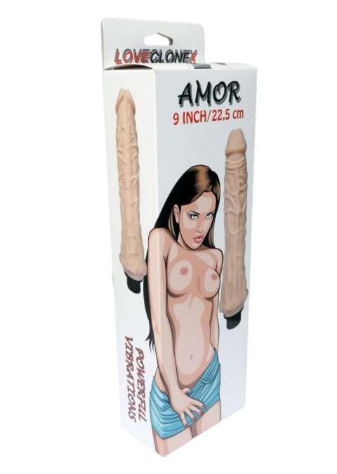 Wibrator z cyberskóry realistyczny jak penis 25cm Wibrator z cyberskóry realistyczny jak penis 25cm