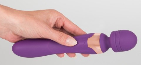 Wibrator i masażer łechtaczki 2 końce 21cm 8trybów Wibrator i masażer łechtaczki 2 końce 21cm 8trybów