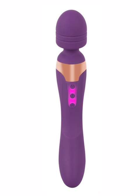 Wibrator i masażer łechtaczki 2 końce 21cm 8trybów Wibrator i masażer łechtaczki 2 końce 21cm 8trybów
