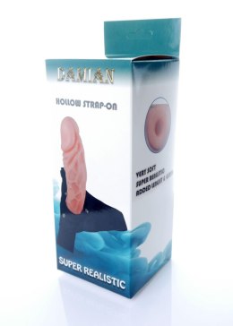 Penis na szelkach sex proteza pusta strapon 16cm