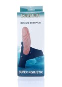 Penis na szelkach sex proteza pusta strapon 16cm