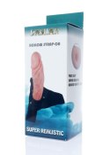 Penis na szelkach sex proteza pusta strapon 16cm