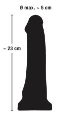 Realistyczny sterczący penis członek dildo 23cm