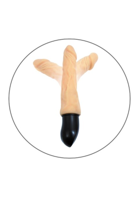Sex wibrator z kręgosłupem giętki cyberskóra 27cm Sex wibrator z kręgosłupem giętki cyberskóra 27cm