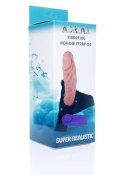 Strapon proteza penisa pusta dildo wibrator 16cm