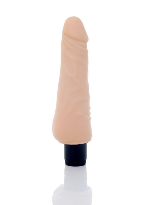 Wibrator damski naturalny wypustki cyberskóra 18cm Wibrator damski naturalny wypustki cyberskóra 18cm