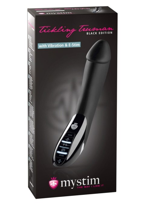 Stymulator-TICKLING TRUMAN ESTIM VIBE BLACK Stymulator-TICKLING TRUMAN ESTIM VIBE BLACK