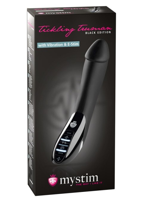 Stymulator-TICKLING TRUMAN ESTIM VIBE BLACK Stymulator-TICKLING TRUMAN ESTIM VIBE BLACK