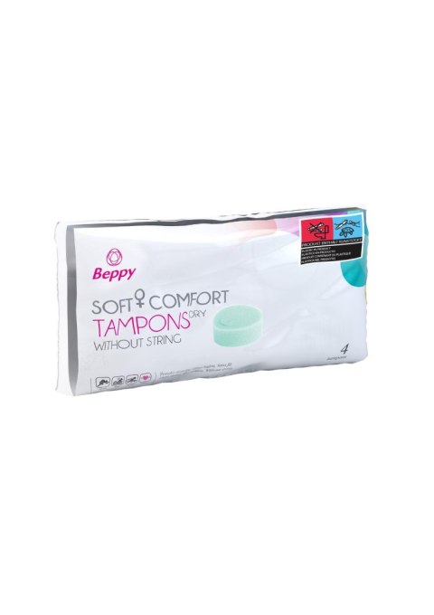 Tampony-BEPPY SOFT&COMFORT TAMPONS DRY 4PCS Tampony-BEPPY SOFT&COMFORT TAMPONS DRY 4PCS