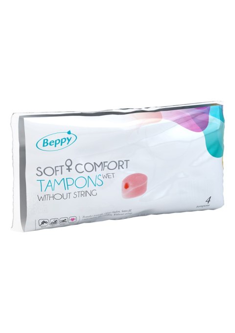 Tampony-BEPPY SOFT&COMFORT TAMPONS WET 4PCS Tampony-BEPPY SOFT&COMFORT TAMPONS WET 4PCS