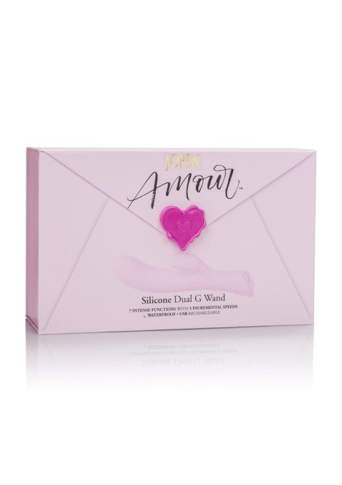 Wibrator-AMOUR SILICONE DUAL G WAND Wibrator-AMOUR SILICONE DUAL G WAND