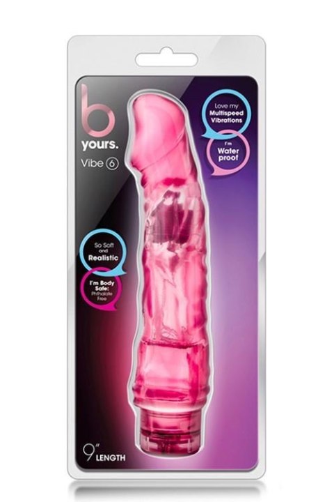 Wibrator-B YOURS VIBE 6 PINK