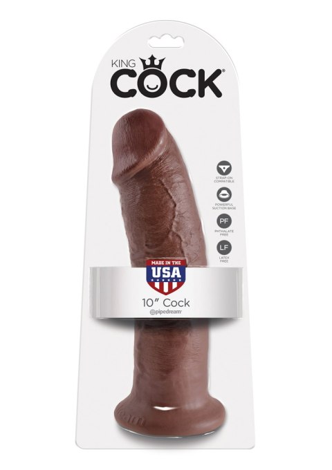 Dildo-COCK 10 INCH BROWN Dildo-COCK 10 INCH BROWN