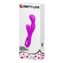 Wibrator z masażerem łechtaczki gspot 19cm 10 tryb