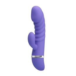 Sex wibrator ze stymulatorem łechtaczki 7tryb 18cm