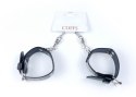 Kajdanki skórzane metalowe ćwieki bondage bdsm sex