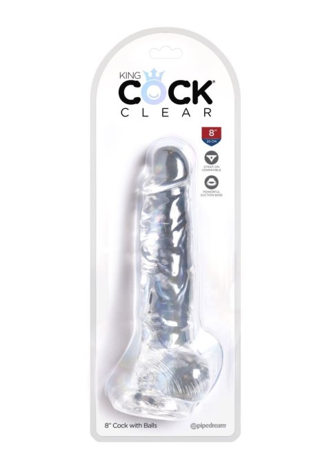 King cock 8 inch cock w balls King cock 8 inch cock w balls