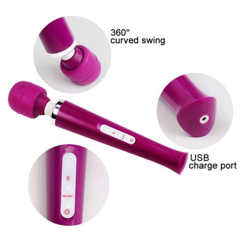 Masażer łechtaczki wand najsilniejsze wibracje usb Masażer łechtaczki wand najsilniejsze wibracje usb