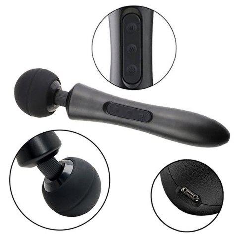 Mocny masażer stymulator łechtaczki 20 trybów usb Mocny masażer stymulator łechtaczki 20 trybów usb