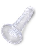 Żelowe miękkie dildo z mocną przyssawką 15 cm